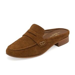 CHARLESTON SHOE CO. Georgia Tan Suede Loafers